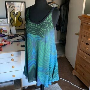 Proenza Schouler Silk Mini Dress. Size 8